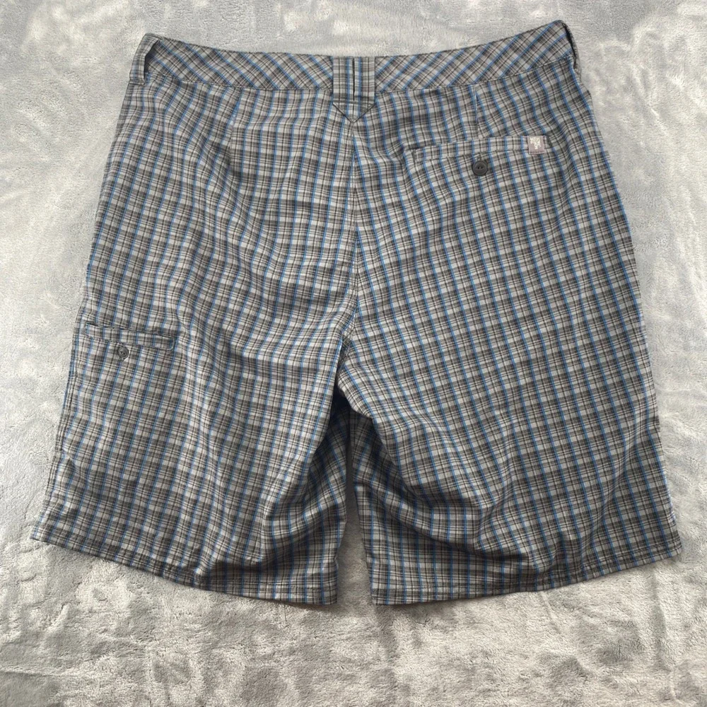 The North Face Mens 34 Rolling Sun Packable Plaid Performance Hiking Shorts